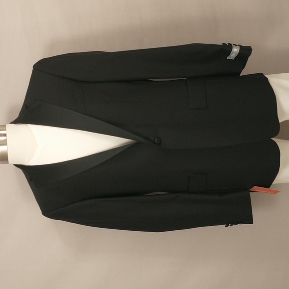 Tux Jacket Black Blazer 42L Hart Schaffer Marx High Quality...
